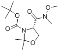 (S)-3-BOC-4-(METHOXYMETHYLCARBAMOYL)-2,2-DIMETHYLOXAZOLIDINE CAS#: 122709-21-1
