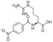 (S)-5-GUANIDINO-2-(4-NITROBENZAMIDO)PENTANOIC ACID CAS#: 3908-12-1
