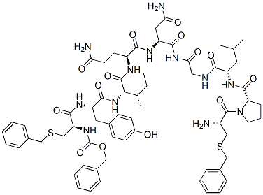S-benzyl-N-(benzyloxycarbonyl)-L-cysteinyl-L-tyrosyl-L-isoleucyl-L-glutaminyl-L-asparaginyl-S-benzyl-L-cysteinyl-L-prolyl-L-leucylglycinamide CAS#: 3274-73-5