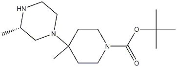 (S)-tert-butyl 4-methyl-4-(3-methylpiperazin-1-yl)piperidine-1-carboxylate CAS#: 306296-78-6