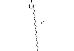 Structure of 1-hexadecyl-3-methylimidazolium bromide CAS# 132361-22-9