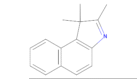 Structure of TMBI1,1,2-Trimethyl-1H-benz[e]indole CAS 41532-84-7