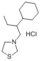 Thiazolidine, 3-(2-cyclohexylbutyl)-, hydrochloride CAS#: 38920-83-1