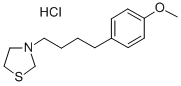 Thiazolidine, 3-(4-(p-methoxyphenyl)butyl)-, hydrochloride CAS#: 36894-66-3