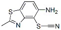 Thiocyanic acid, 5-amino-2-methyl-4-benzothiazolyl ester (9CI) CAS#: 38875-12-6