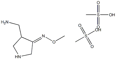 (Z)-3-(Aminomethyl)-4-(methoxyimino)pyrrolidine dimethanesulfonate CAS#: 329181-36-4