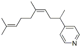 (Z)-4-(1,4,8-trimethyl-3,7-nonadienyl)pyridine CAS#: 38462-27-0