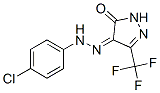 (Z)-4-(2-(4-CHLOROPHENYL)HYDRAZONO)-3-(TRIFLUOROMETHYL)-1H-PYRAZOL-5(4H)-ONE CAS#: 30614-13-2