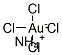 ammonium tetrachloroaurate CAS#: 31113-23-2