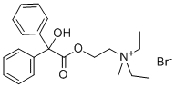 ammonium,diethyl(2-hydroxyethyl)methyl-,bromide,benzilate(ester) CAS#: 3166-62-9