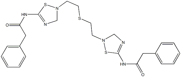 bis-2-(5-PhenylacetMido-1,2,4-Thiadiazol-2-yl)Ethyl Sulfide CAS#: 314045-39-1