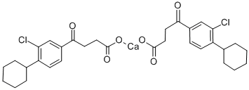 calcium 3-chloro-4-cyclohexyl-gamma-oxobenzenebutyrate CAS#: 32808-53-0