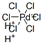 dihydrogen hexachloropalladate(2-) CAS#: 36550-26-2