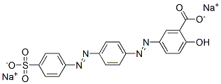 disodium 5-(4-(4-sulphophenylazo)phenylazo)salicylate CAS#: 3564-27-0