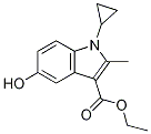 ethyl 1-cyclopropyl-5-hydroxy-2-Methyl-1H-indole-3-carboxylate CAS#: 301173-79-5