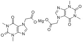 magnesium 1,2,3,6-tetrahydro-1,3-dimethyl-2,6-dioxo-7H-purine-7-acetate CAS#: 38953-16-1