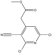 methyl 2-(2,6-dichloro-3-cyanopyridin-4-yl)acetate CAS#: 39621-02-8