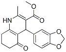 methyl 2-methyl-4-(3,4-(methylenedioxy)phenyl)-5-oxo-1,4,5,6,7,8-hexahydroquinoline-3-carboxylate CAS#: 139758-86-4