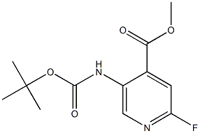 methyl 5-(tert-butoxycarbonylamino)-2-fluoroisonicotinate CAS#: 305371-15-7