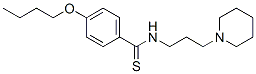 p-Butoxy-N-(3-piperidinopropyl)thiobenzamide CAS#: 32412-28-5