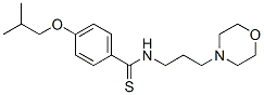 p-Isobutoxy-N-(3-morpholinopropyl)thiobenzamide CAS#: 32417-06-4