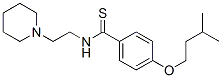 p-(Isopentyloxy)-N-(2-piperidinoethyl)thiobenzamide CAS#: 32417-13-3
