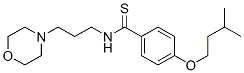 p-(Isopentyloxy)-N-(3-morpholinopropyl)thiobenzamide CAS#: 32417-22-4