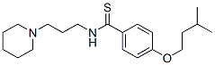 p-(Isopentyloxy)-N-(3-piperidinopropyl)thiobenzamide CAS#: 32417-20-2