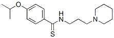 p-Isopropoxy-N-(3-piperidinopropyl)thiobenzamide CAS#: 32412-14-9