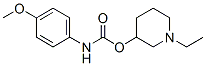 p-Methoxycarbanilic acid 1-ethyl-3-piperidinyl ester CAS#: 33531-51-0
