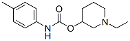 p-Methylcarbanilic acid 1-ethyl-3-piperidinyl ester CAS#: 33531-57-6