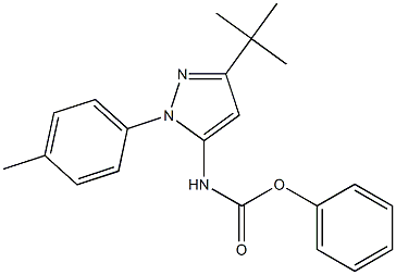phenyl (3-(tert-butyl)-1-(p-tolyl)-1H-pyrazol-5-yl)carbaMate CAS#: 285984-47-6