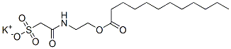 potassium 2-dodecanoyloxyethylcarbamoylmethanesulfonate CAS#: 3772-95-0
