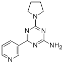 s-Triazine, 2-amino-4-(3-pyridyl)-6-(1-pyrrolidinyl)- CAS#: 32664-45-2