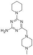 s-Triazine, 2-amino-4-((4-methyl-1-piperazinyl)methyl)-6-piperidino- CAS#: 30146-56-6