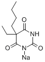 sodium 5-butyl-5-ethylbarbiturate CAS#: 35763-44-1