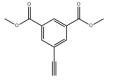 structure of Dimethyl 5-ethynylisophthalate CAS 313648-56-5