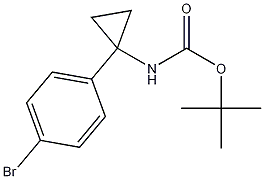 t-Butyl 1-(4-bromophenyl)cyclopropylcarbamate CAS#: 360773-84-8
