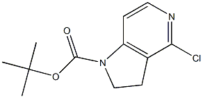tert-Butyl 4-chloro-2,3-dihydro-1H-pyrrolo[3,2-c]pyridine-1-carboxylate CAS#: 494767-22-5