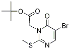 tert-Butyl (5-Bromo-2-(methylthio)-6-oxopyrimidin-1-yl)acetate CAS#: 308276-66-6