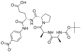 tert-butoxycarbonyl-alanyl-alanyl-prolyl-glutamyl-4-nitroanilide CAS#: 117722-95-9