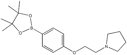 1-(2-[4-(4,4,5,5-TETRAMETHYL-[1,3,2]DIOXABOROLAN-2-YL)-PHENOXY]-ETHYL)-PYRROLIDINE CAS#: 656257-46-4