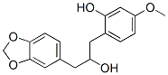 1-(2-Hydroxy-4-methoxyphenyl)-3-(1,3-benzodioxole-5-yl)-2-propanol CAS#: 41365-31-5