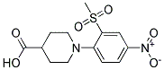 1-[2-(METHYLSULFONYL)-4-NITROPHENYL]PIPERIDINE-4-CARBOXYLIC ACID CAS#: 951624-91-2