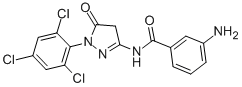 1-(2,4,6-Trichlorophenyl)-3-(3-aminobenzamido)-5-pyrazolone CAS#: 40567-18-8