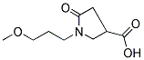1-(3-METHOXYPROPYL)-5-OXO-3-PYRROLIDINECARBOXYLIC ACID CAS#: 407634-06-4