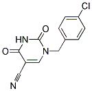 1-(4-CHLOROBENZYL)-2,4-DIOXO-1,2,3,4-TETRAHYDRO-5-PYRIMIDINECARBONITRILE CAS#: 338399-17-0