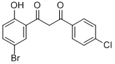 1-(5-BROMO-2-HYDROXYPHENYL)-3-(4-CHLOROPHENYL)-1,3-PROPANEDIONE CAS#: 328925-64-0