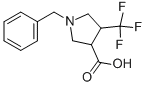 1-Benzyl-4-trifluoromethyl-pyrrolidine-3-carboxylic acid CAS#: 169750-31-6