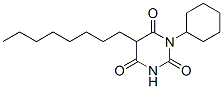 1-Cyclohexyl-5-octyl-2,4,6(1H,3H,5H)-pyrimidinetrione CAS#: 4256-26-2